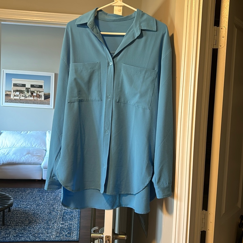 All Yoga Button Down